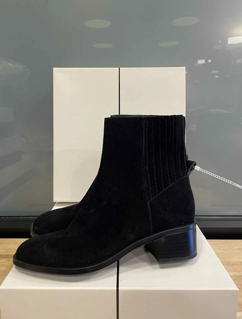 Recurate RESALE LAYTON BOOTIES BLACK SUEDE Re:vita