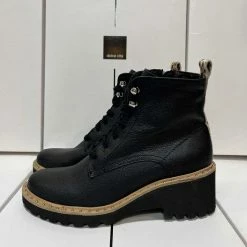 Recurate HINTO BOOTS BLACK LEATHER Re:vita