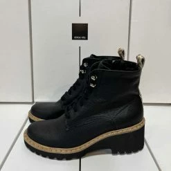 Recurate HINTO BOOTS BLACK LEATHER Re:vita