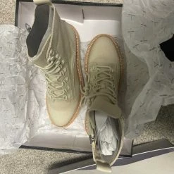 Recurate WHITNY BOOTS SANDSTONE CANVAS Re:vita