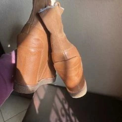 Recurate PAVLOS BOOTIES COGNAC Re:vita RESALE