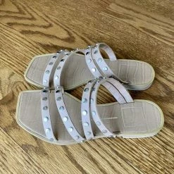 Recurate IZABEL STUDDED SANDALS CAFE STELLA Re:vita