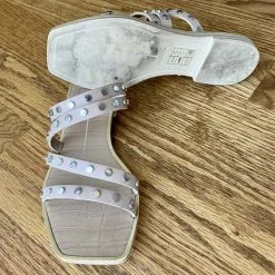 Recurate IZABEL STUDDED SANDALS CAFE STELLA Re:vita