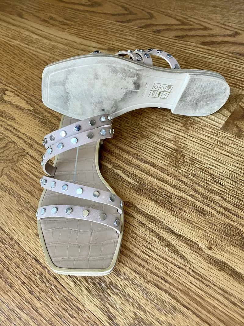 Recurate IZABEL STUDDED SANDALS CAFE STELLA Re:vita