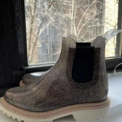 Recurate RESALE STORMY RAINBOOTS DK LEOPARD PATENT STELLA Re:vita