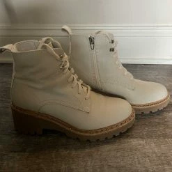 Recurate HINTO BOOTS IVORY LEATHER Re:vita