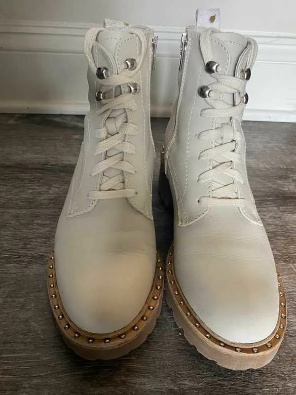 Recurate HINTO BOOTS IVORY LEATHER Re:vita