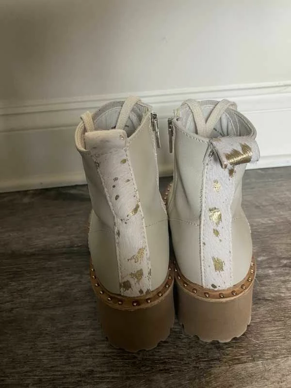 Recurate HINTO BOOTS IVORY LEATHER Re:vita