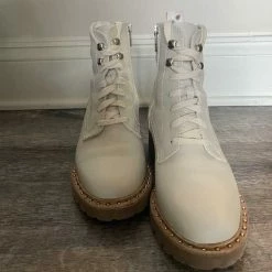 Recurate HINTO BOOTS IVORY LEATHER Re:vita