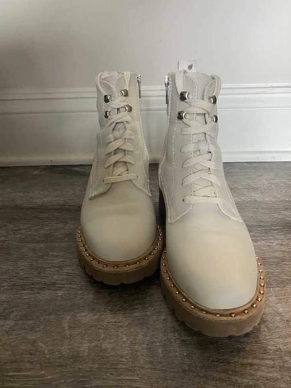 Recurate HINTO BOOTS IVORY LEATHER Re:vita