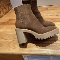 Recurate CASTER H2O BOOTIES CAMEL SUEDE Re:vita