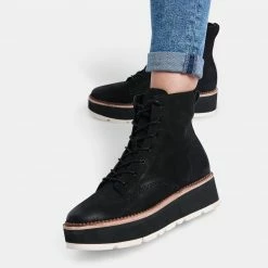 DOLCEVITA TIG BOOTS BLACK NUBUCK