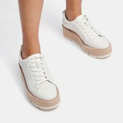 DOLCEVITA TOYAH SNEAKERS WHITE LEATHER