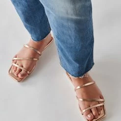 DOLCEVITA VINNY SANDALS ROSE GOLD STELLA