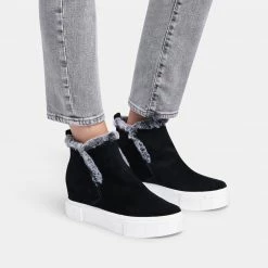 DOLCEVITA ZALI SNEAKERS BLACK SUEDE