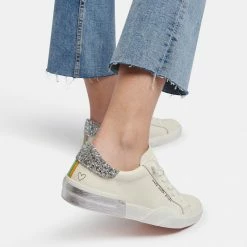 DOLCEVITA ZINA PRIDE SNEAKERS WHITE LEATHER