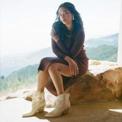 DOLCEVITA NASHE BOOTIES VANILLA NUBUCK