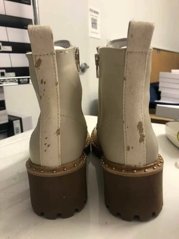 Recurate HINTO BOOTS IVORY LEATHER Re:vita