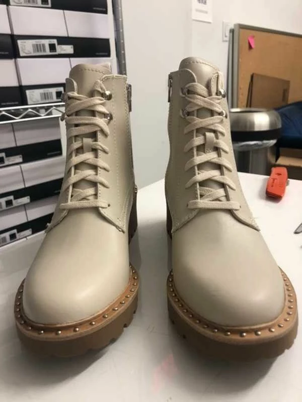 Recurate HINTO BOOTS IVORY LEATHER Re:vita