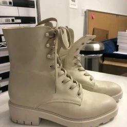 Recurate CLEAR LOTTIE BOOTS DUNE SUEDE