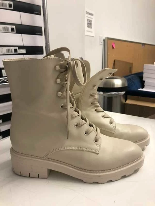 Recurate CLEAR LOTTIE BOOTS DUNE SUEDE