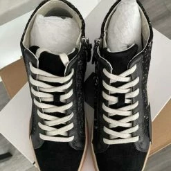 Recurate RESALE ZOEL SNEAKERS BLACK SPOTTED CALF HAIR Re:vita