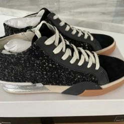 Recurate RESALE ZOEL SNEAKERS BLACK SPOTTED CALF HAIR Re:vita