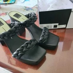 Recurate RESALE ASHBY HEELS IN BLACK STELLA - Re:vita