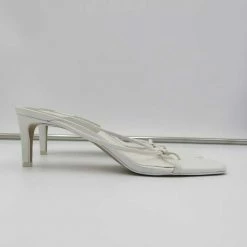 Recurate KAYDEN HEELS WHITE LEATHER - Re:vita