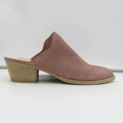 Recurate RESALE SHILOH MULES BLUSH SUEDE - Re:vita