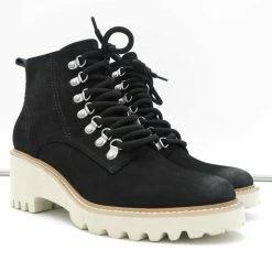 Recurate RESALE HUEY HIKER BOOTS BLACK NUBUCK - Re:vita