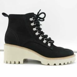 Recurate RESALE HUEY HIKER BOOTS BLACK NUBUCK - Re:vita