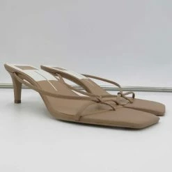 Recurate KAYDEN HEELS CAFE LEATHER - Re:vita