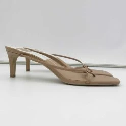 Recurate KAYDEN HEELS CAFE LEATHER - Re:vita