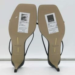 Recurate RESALE Kelsey DiPrima's KAYDEN HEELS IN BLACK LEATHER - Re:vita