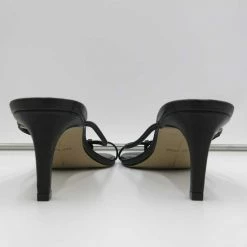 Recurate RESALE Kelsey DiPrima's KAYDEN HEELS IN BLACK LEATHER - Re:vita