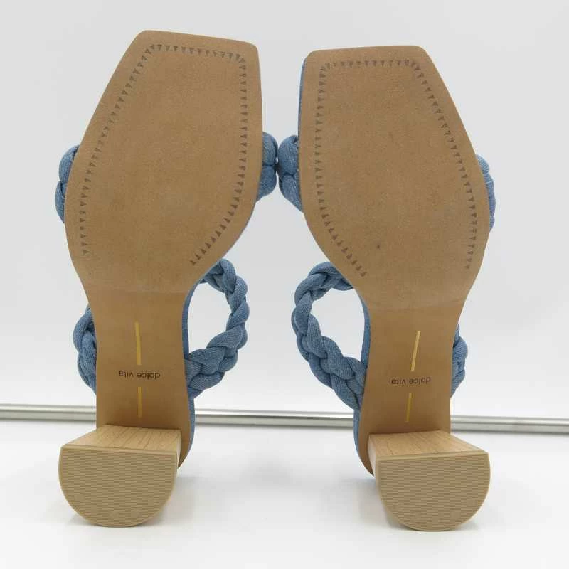 Recurate PAILY HEELS DK BLUE DENIM - Re:vita RESALE