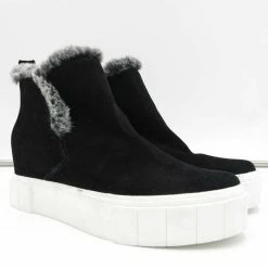 Recurate ZALI SNEAKERS BLACK SUEDE Re:vita