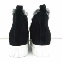 Recurate ZALI SNEAKERS BLACK SUEDE Re:vita