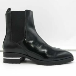 Recurate NATINA BOOTIES BLACK BOX LEATHER - Re:vita