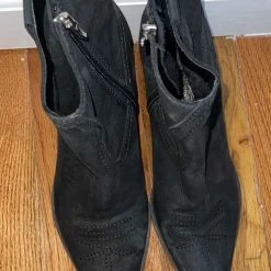 Recurate SILMA BOOTIES BLACK LEATHER Re:vita