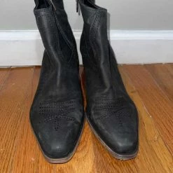 Recurate SILMA BOOTIES BLACK LEATHER Re:vita