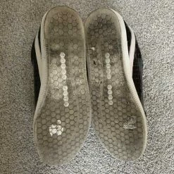 Recurate NINO SNEAKERS IN ANTHRACITE PATENT CROCO LEATHER - Re:vita