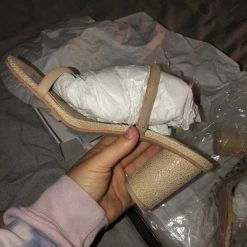 Recurate NOLES WIDE HEELS DUNE SUEDE - Re:vita