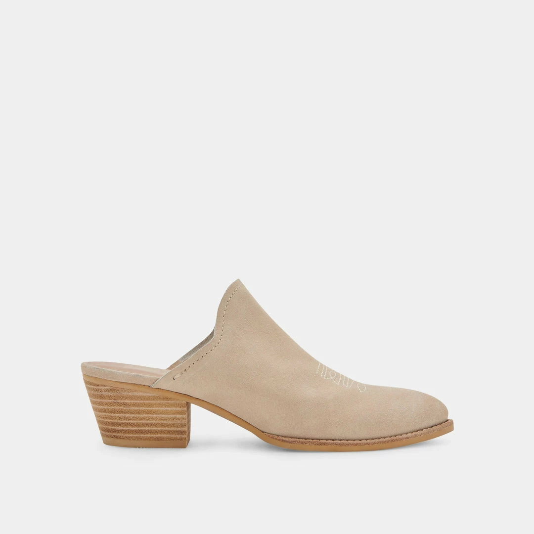 Recurate SHILOH MULES DUNE SUEDE - Re:vita RESALE